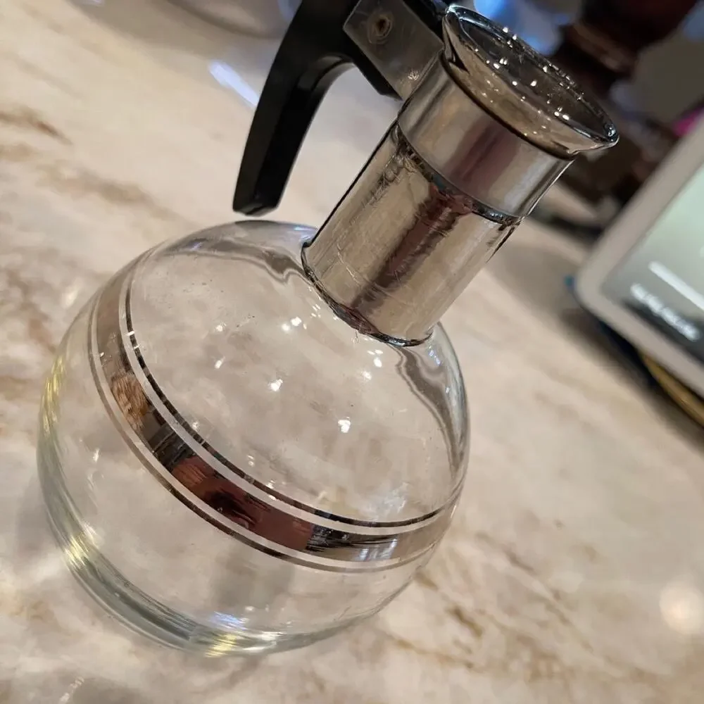 Vintage Retro Glass Pyrex individual coffee decanter